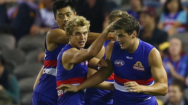 7Sport's tweet photo. The @westernbulldogs hang on to secure a 14.13 (97) to 14.3 (87) win over the @WestCoastEagles http://t.co/bbKGbb1L9I http://t.co/XK8oLxGdu7
