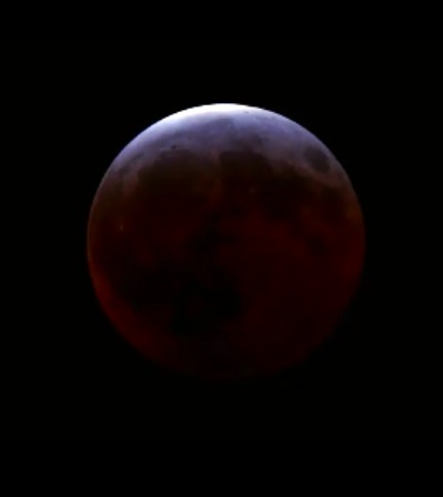 wendyanette's tweet photo. #eclipse2015 Luna roja http://t.co/f9VmjozF7h