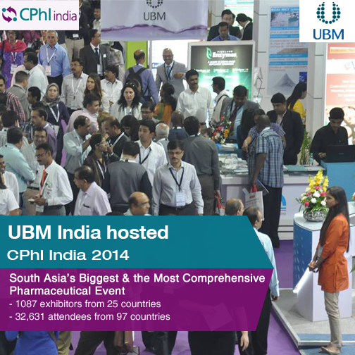 <a href="/UBMIndia/">UBM India</a> - India’s leading exhibition organiser, hosts <a href="/CPhIIndia/">CPhI India</a> - the largest pharmaceutical industry event.