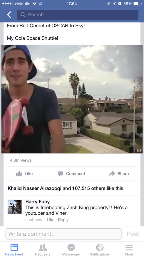 BeingBaz's tweet photo. Hey @FinalCutKing your vid is being #Freebooted by @mavikocaeli on facebook https://t.co/RZoJ1Kvxby #StopFreebooting http://t.co/BtbzpevQtt