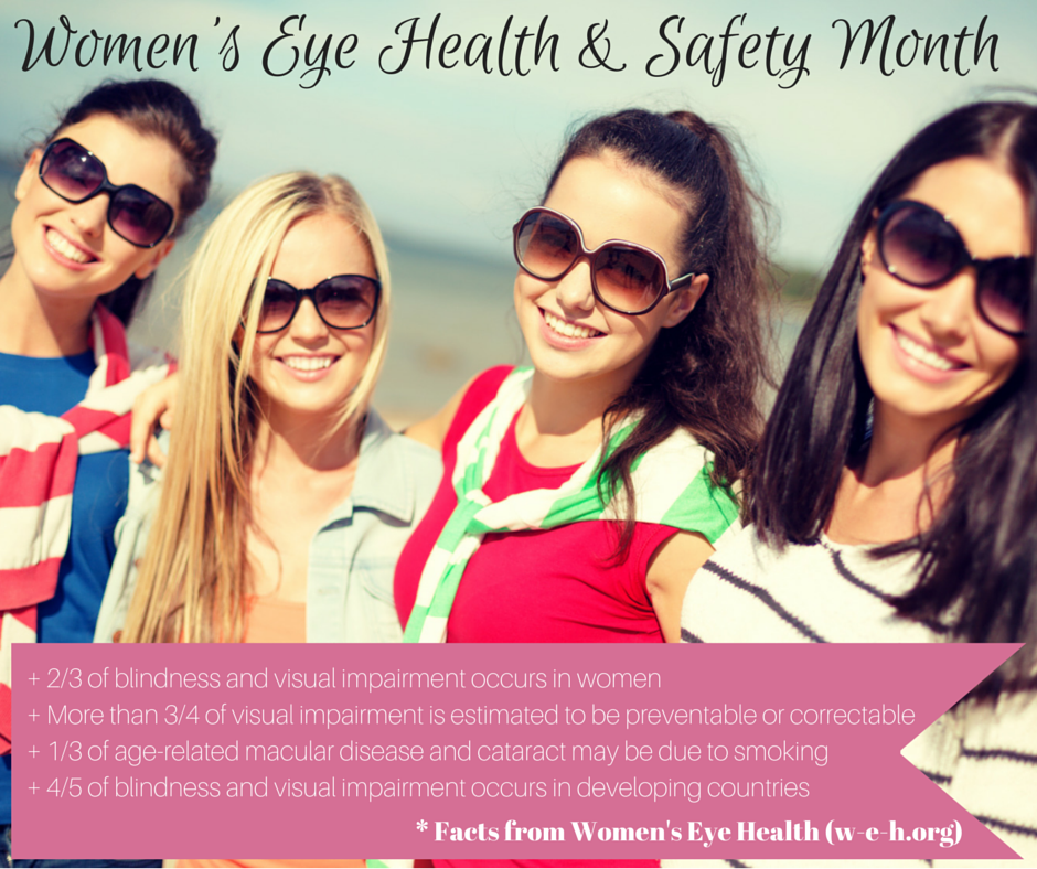 EyeCareOfIowa's tweet photo. April is Women’s Eye Health &amp; Safety month! We’ll have tips + posts weekly on women-related posts like this one! http://t.co/qFDEIGMY90
