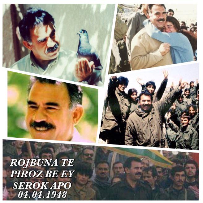 ROJBUNA TE PIROZ BE EY SEROK APO! HAPPY BIRTHDAY TO OUR LEADER ABDULLAH OCALAN! 04.04.48 