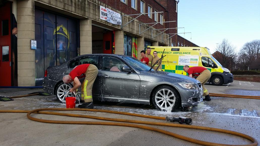 Today the carwash raised £824 4 @firefighters999 Well done White Watch & all our helpers @DuncanBASC @StnMgr_Preston