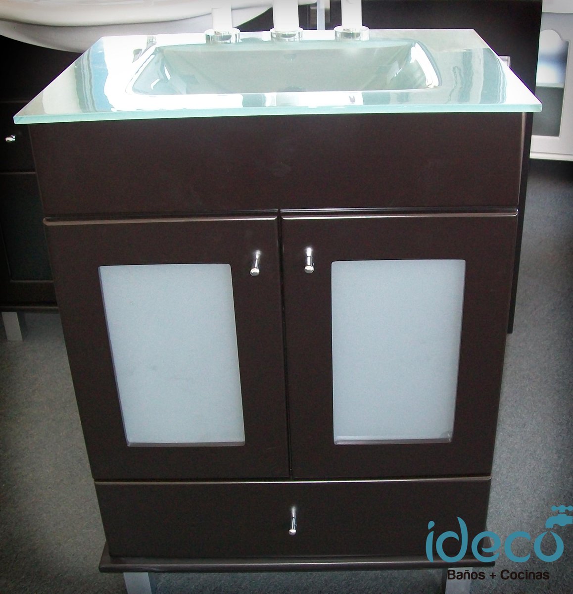 Idecobyc's tweet image. #vanitory maral 60cm + #lavatorio #vidrio arenado