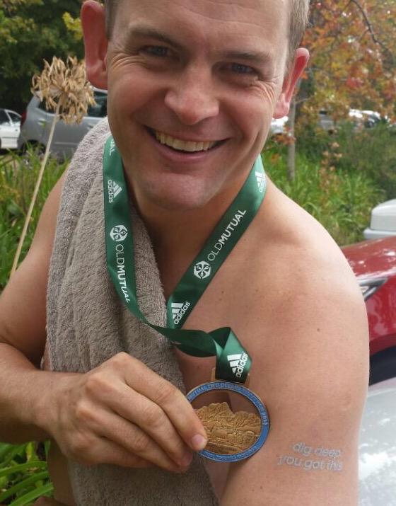 hermoterblanche's tweet photo. @2OceansMarathon I dug very deep and I got it! @adidasrunning #boosttwooceans http://t.co/0YgldhoARR