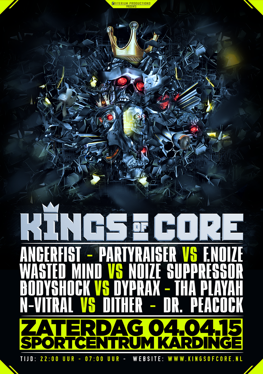 thaplayah's tweet photo. Let's do some damage at #KingsofCore​ in Groningen tonight! http://t.co/iQhGELJ9Fn