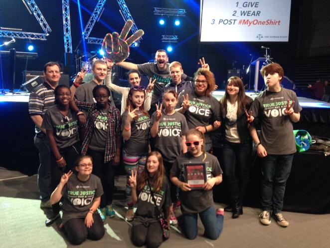 $1,135.22 raised by #RYM last year! So proud of these teens! #SacrificialGiving #myOneShirt #NYDYC15
