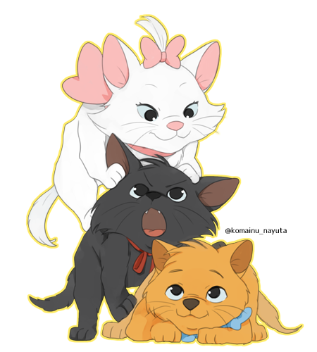 ナユタ おしゃれキャットメンバーがフリグリに3匹揃ったというので記念に ベルリオーズには会えたので 早くトゥルーズに会いたいです Http T Co Tbd2jzz2rv Twitter