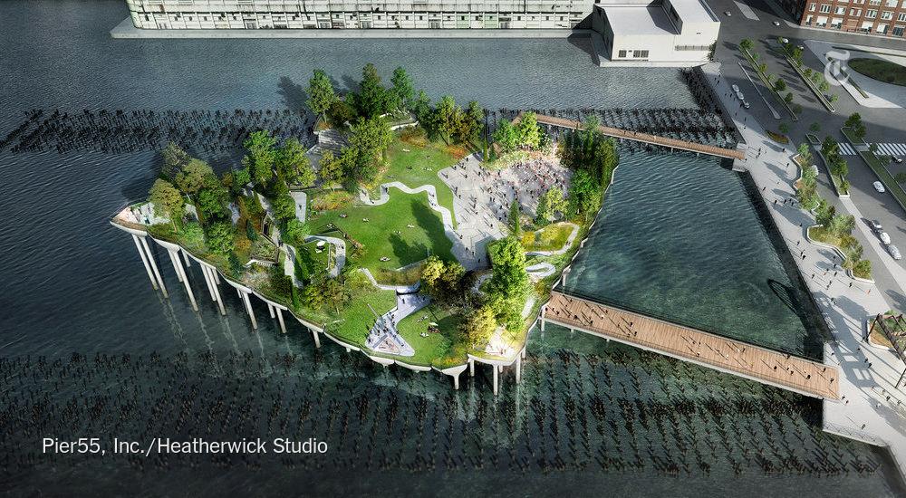 How Barry Diller and Diane von Furstenberg got their island in Hudson River Park nyti.ms/1bVdlEd