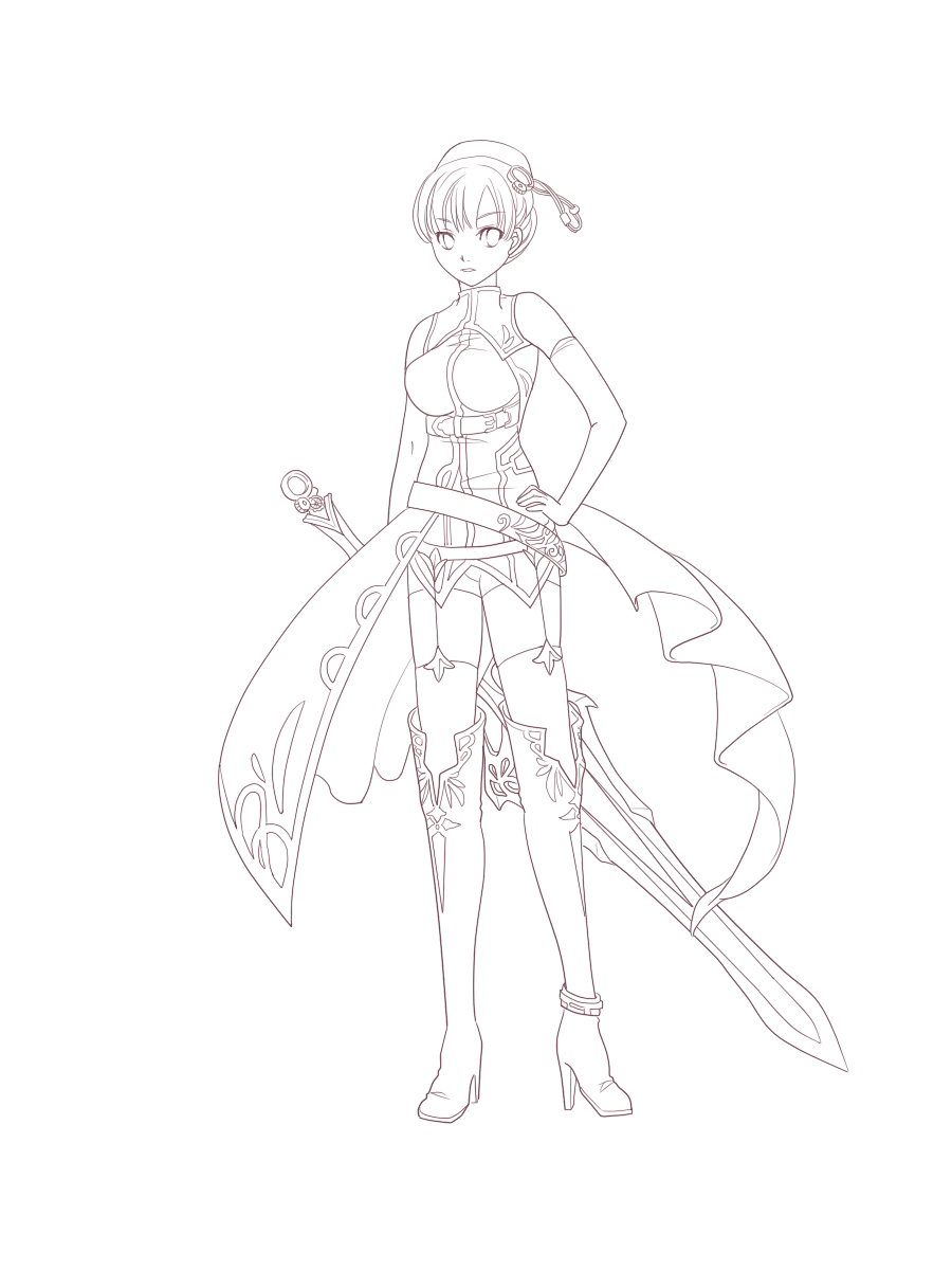 ないとう 基本的にｽｶｽｶな線画を塗りで誤魔化すｸｿｽﾀｲﾙなので ある程度塗り込めそうな塗り絵用線画が結構昔のしかなかった 原寸の75 ｻｲｽﾞ Http T Co 7jjp76vlyu