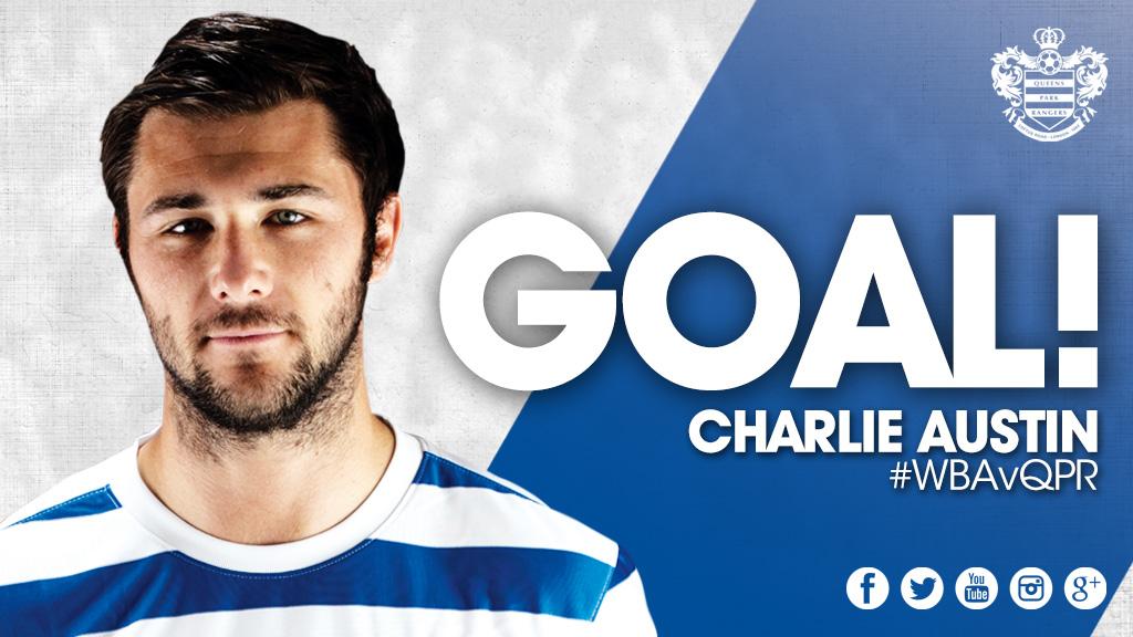 QPR's tweet image. 37' GOOOOOOOOOOAL! @chazaustin9 makes it 2-0! #WBAvQPR