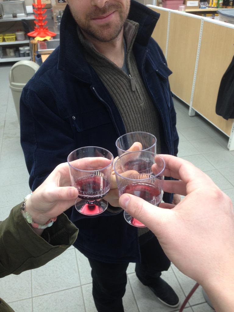 ryanstrang's tweet photo. Success! Wine is bottled. Now the hard part - waiting 3 months before consuming. #MakeYourOwn #BetterBitters http://t.co/HtGkbRunx6