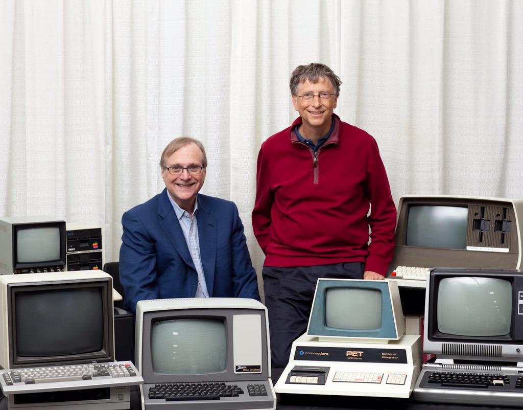 ValaAfshar's tweet photo. April 4, 1975 – @BillGates and @PaulGAllen formed a partnership in New Mexico. The venture was named @Microsoft. http://t.co/YAGWUVwX37