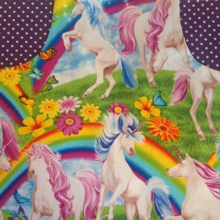 sixeggnest's tweet image. Am loving working with this fabric. Rainbows &amp;amp; unicorns, what more could a girl want?! #sewing #rainbows #happystuff