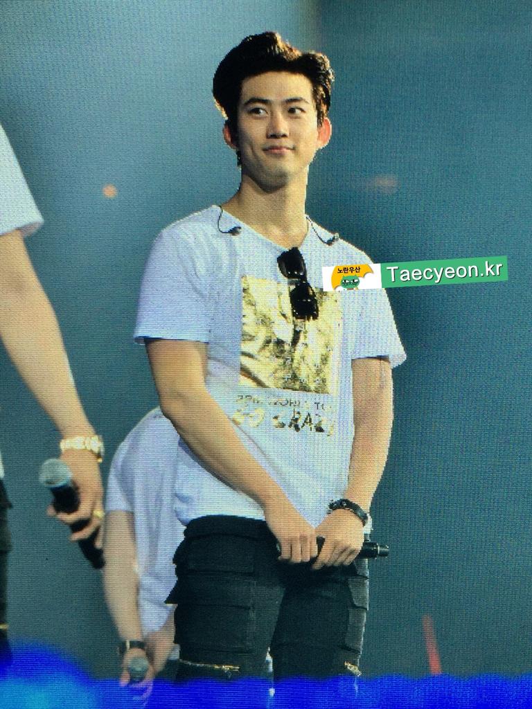 Berbercool's tweet photo. "๐๐๐๐๐๐RT @heecool: 20150404 #ํ์ฐ #Taecyeon
#2PMGoCrazy
#Shanghai
#Lastworldtour
#์์๊น http://t.co/rGiMneyWNP"