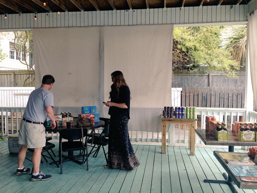 #spring #craft brew Fest setting up! #BBQ today noon til 3p! <a href="/VisitTybee/">Visit Tybee</a> <a href="/VisitSavannah/">Visit Savannah</a> <a href="/DoSavannah/">DoSavannah</a> <a href="/ConnectSavannah/">Connect Savannah</a>
