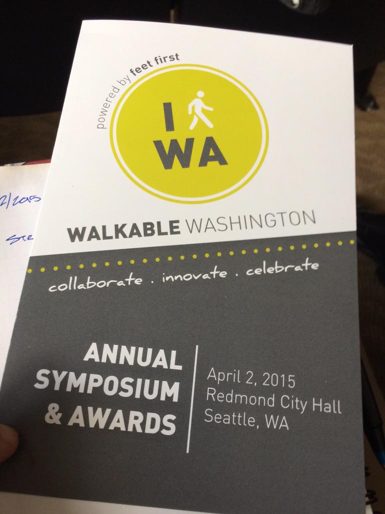 howard_urbanist's tweet photo. Getting inspired in making WA more walkable. #walkablewa #feetfirst #pesestrian #safety http://t.co/Ix994O3KmW