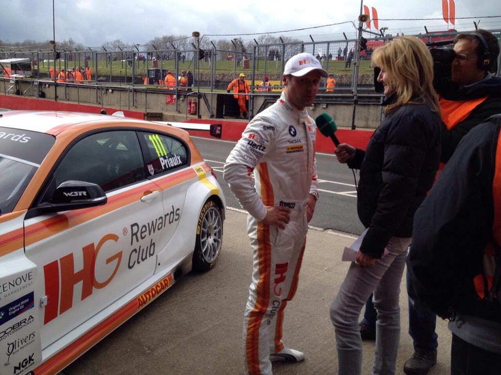 andypriaulx's tweet photo. #DreamStart! P1 for tomorrow. Massive thanks for the support! #BTCCisHere #IHGracing #andy11 https://t.co/GZrAekIQzt http://t.co/jbVkrt6zqN