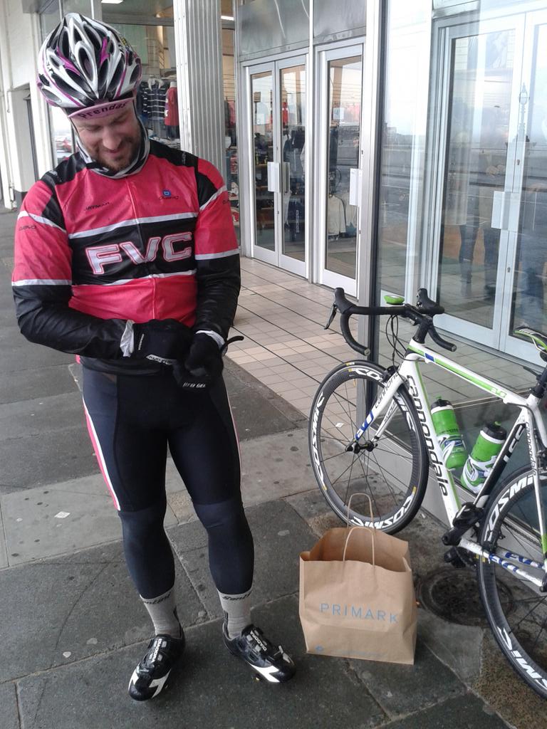 malcolmallin's tweet photo. @coppullpete @pabsjp @jjcharltonafc just your standard #classicssquad ride primark stop #exceptionalqualityatlowprice http://t.co/tfzlNIC2S5