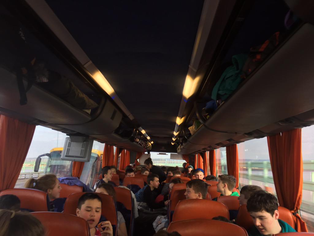 SkiMaes's tweet photo. Just crossing the #Severn Bridge. ETA Maesydderwen 7:00 pm #MaesSkiTeam http://t.co/Dexl7KM4wl