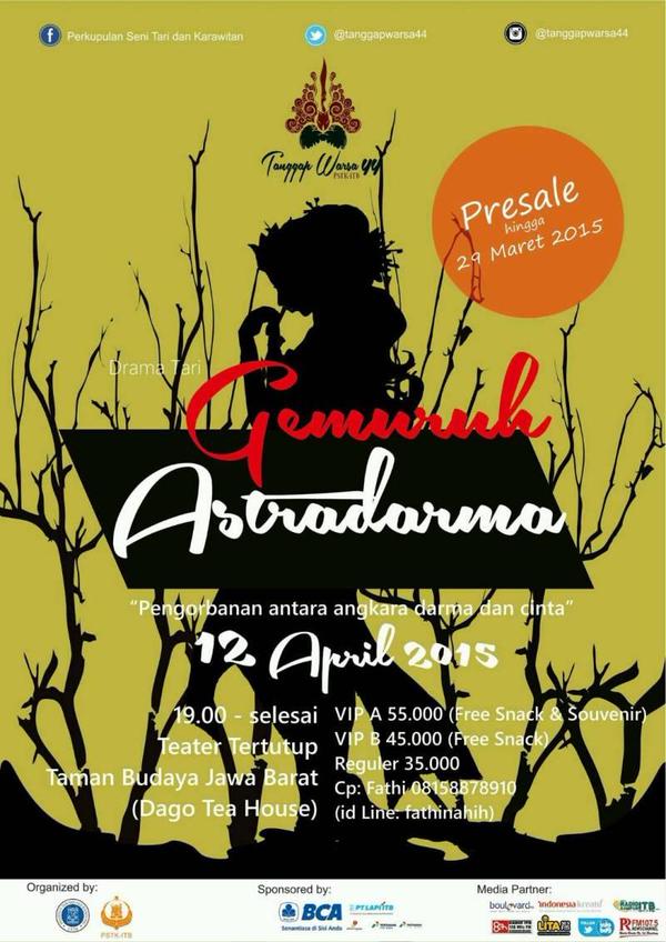 Mau nonton bareng keluaga? Bisa Bangettttzzz di Pagelaran Astradarma <a href="/tanggapwarsa44/">TW 44</a>