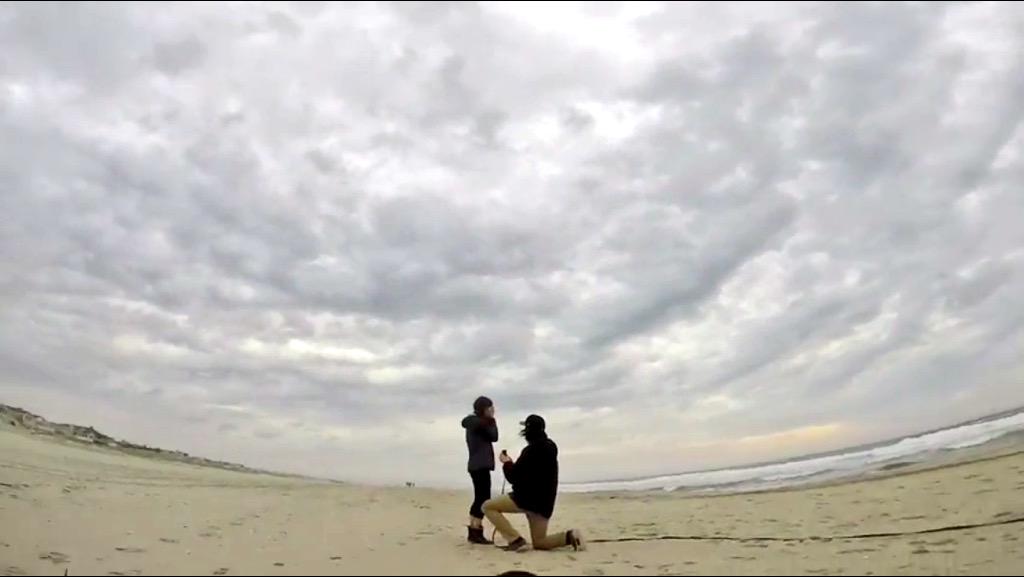 LPBCblog's tweet photo. .@TheRebeccaCorry Our pitty mix recorded my proposal from her @GoPro harness! 😁🐺👰 http://t.co/sXHp3MMUPA http://t.co/go5mDmyK70