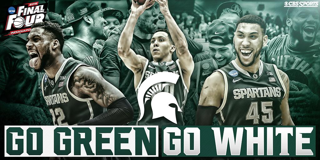 CBSSportsCBB's tweet image. Tom Izzo &amp;amp; @MSU_Basketball have taken down higher seeds all tourney.
 
Retweet if you think Duke is next. #FinalFour