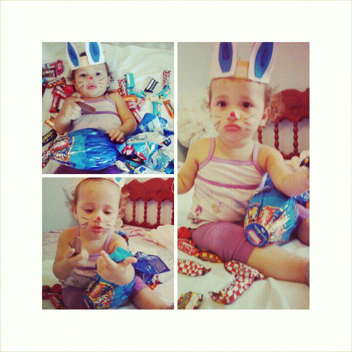 Joyce_Max's tweet photo. Minha coelinha 🐰🍫💕 http://t.co/iLiNhl9sUU