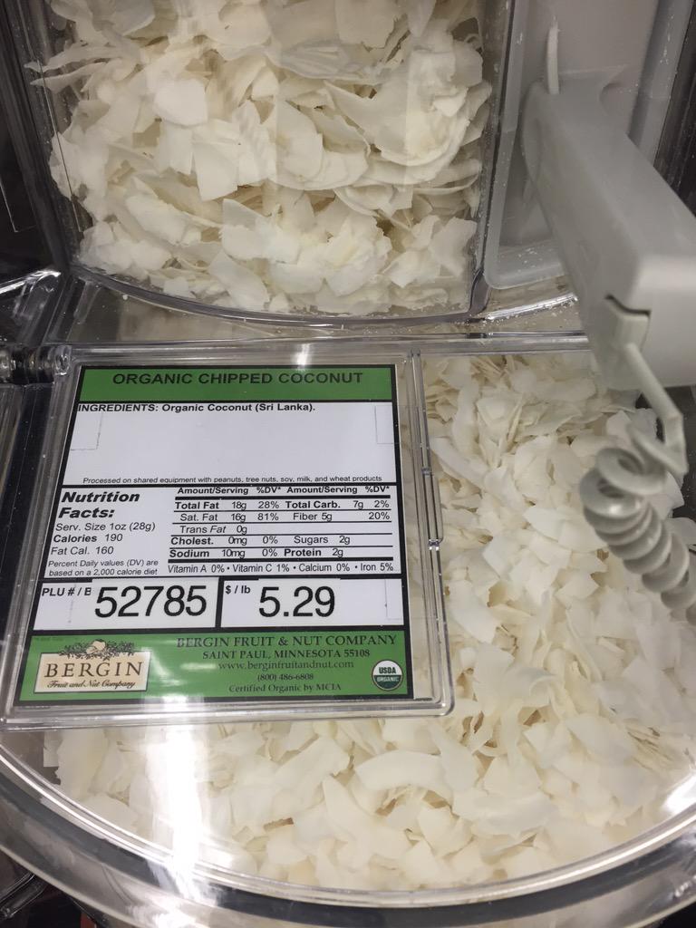 HyVee_Quincy1's tweet image. Need more coconut? We've got over 25lbs on hand! Organic and in bulk. #coconutrocks #hyvee #harrisonhyveerocks