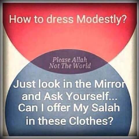 How to dress modestly..
