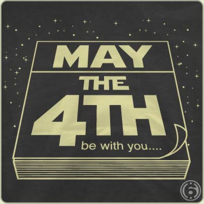 SWshirts's tweet image. Star Wars Day is in exactly 1 month. Get your shirt here : goo.gl/2NGEJ4 Only 6$!!! May The 4th Be With You!