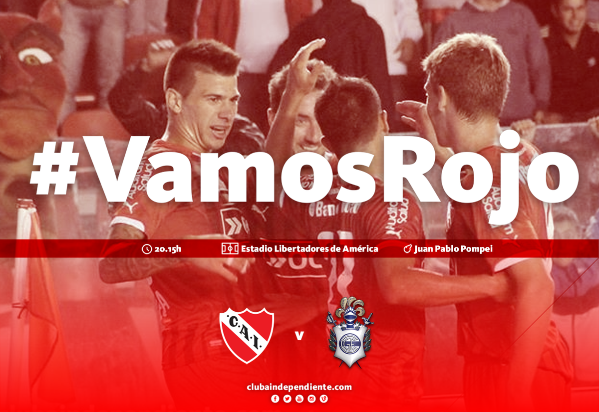 Independiente's tweet photo. ¡¡Hoy juega #Independiente!!

#VamosRojo http://t.co/WgjCZOOCbF