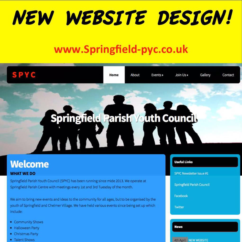 SpringfieldPYC's tweet image. NEW WEBSITE DESIGN! Check out our new website look by visiting springfield-pyc.co.uk #Chelmsford