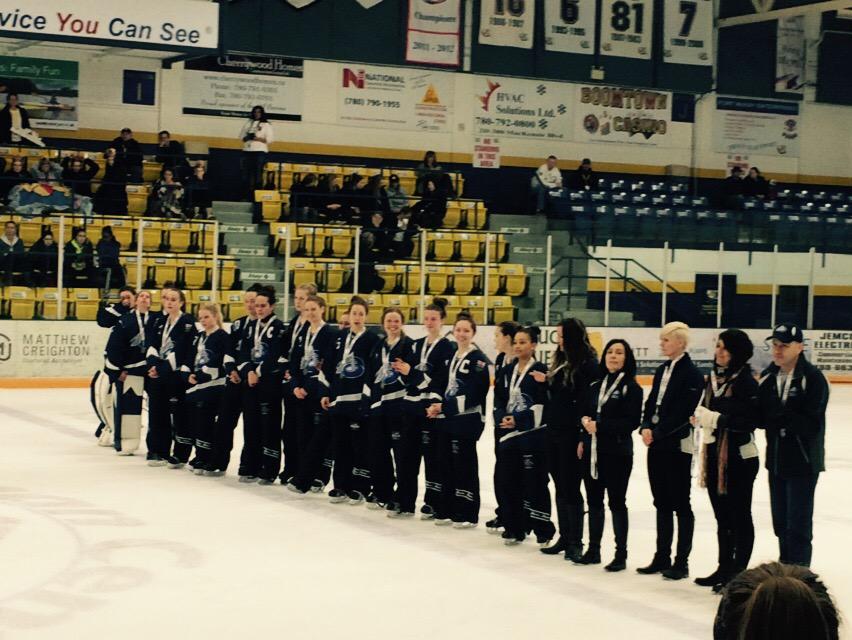 FortMacRingette's tweet image. U19 Champions crowned! Nepean Ravens take home gold! #CRC2015 @ringettecanada Team AB silver, St Albert bronze