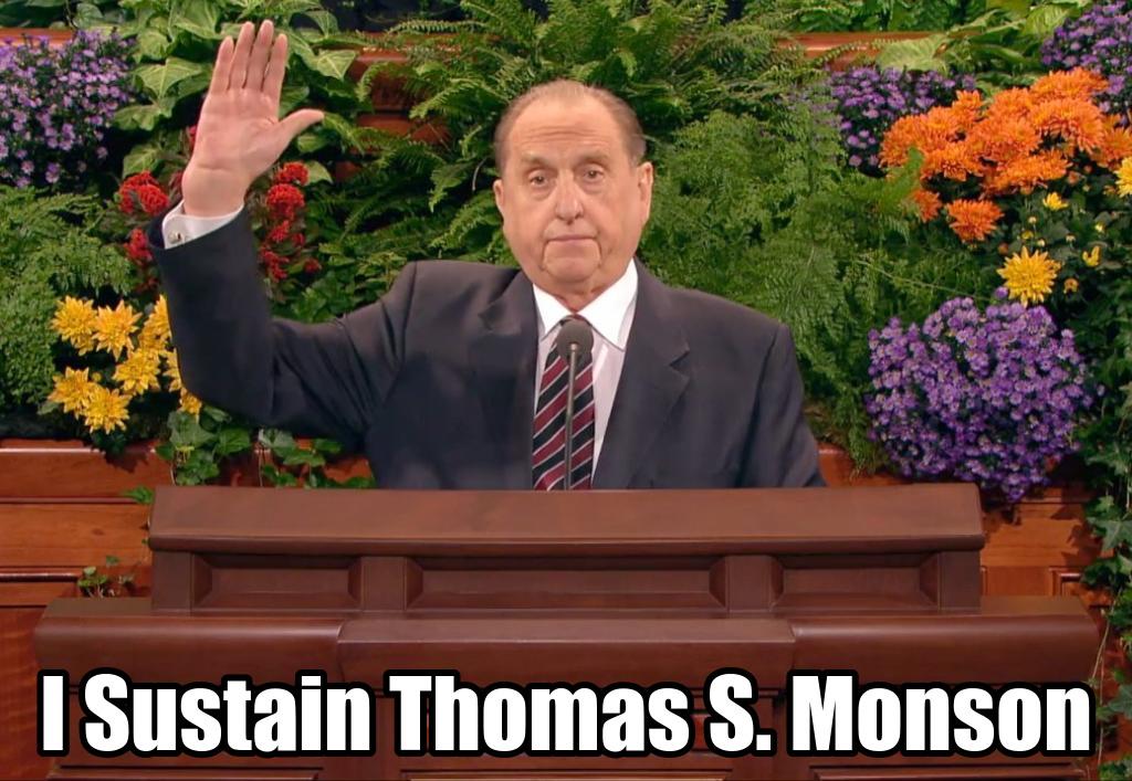 GeneralConfence's tweet photo. I Sustain Thomas S. Monson. Retweet if you do!!!! #ldsconf #LDSConference http://t.co/osCqvjRkXM
