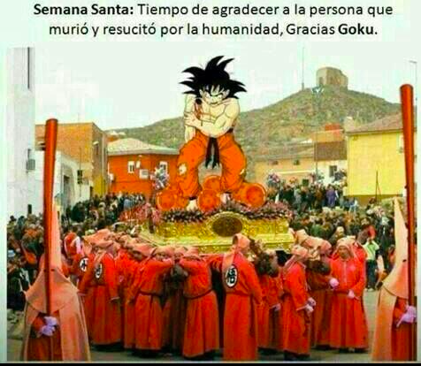 Colmenero's tweet photo. Gracias Goku. #DomingoDeResurrección http://t.co/V2rm45go6v