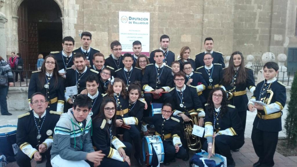 Procesión en nava del rey con <a href="/calvario_mdc/">Banda El Calvario</a> agradecer a <a href="/BTCLaInmaculada/">CC&TT La Inmaculada</a> el trato recibido