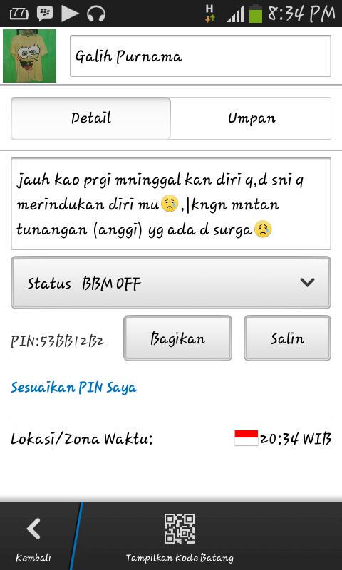 Kngn mntan tunangan yg uda tiada untuk slma nya 
:'(