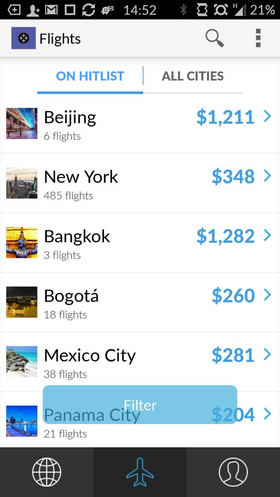 sannder's tweet image. ojo los precios q me tira HitList :O