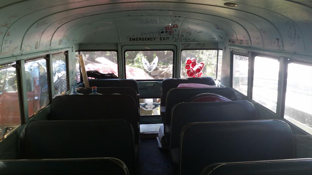 longboardlifer's tweet image. Inside view of my #bushouse #tinyhouse