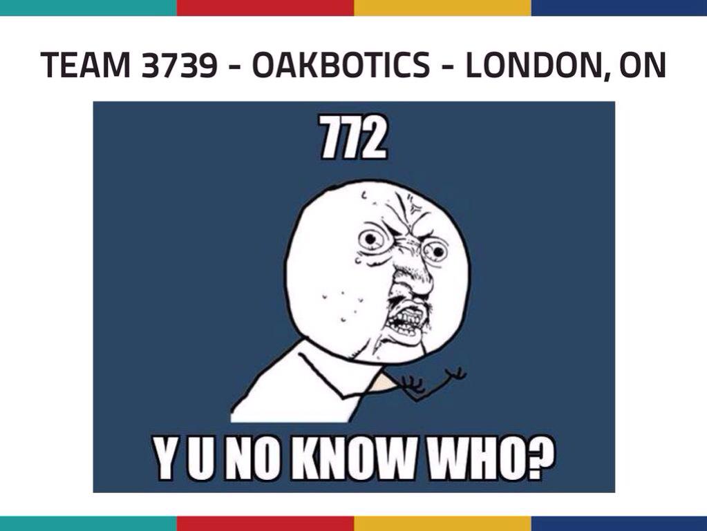 RevaAbyss's tweet image. Hey @oakridge_ss, @FRC_3739 won the #RobotMeme contest! #omgrobots #omgmemes