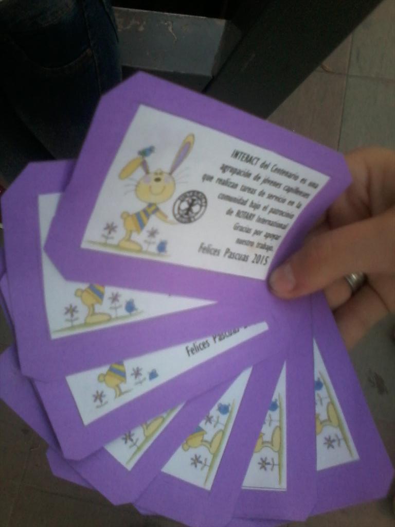 Interact_CDM's tweet image. Salimos a reparir tarjetas por Pascua