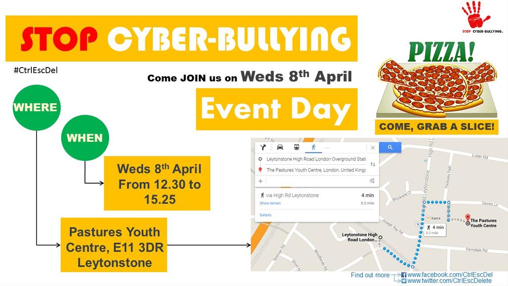 CtrlEscDelete's tweet image. Flyers: sorted! Will you be attending??? Help us #MakeADifference and #EndCyberBULLYING - together!