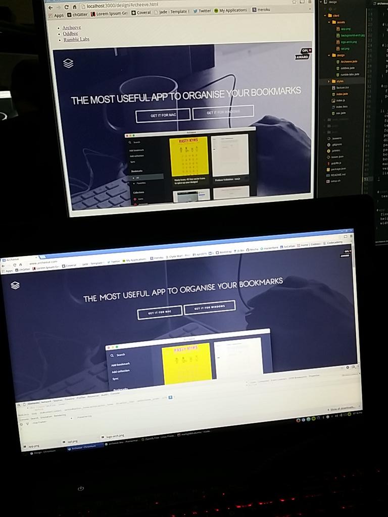 ClydeMarl's tweet image. Tasked with recreating 3 sites, top is mine bottom is original. Getting there #html #jade #lessCSS @codinghouse