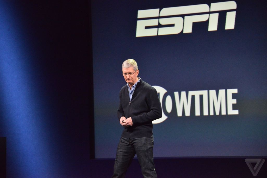 verge's tweet image. Apple reportedly wants networks to handle streams for internet TV service theverge.com/e/8091410?utm_…