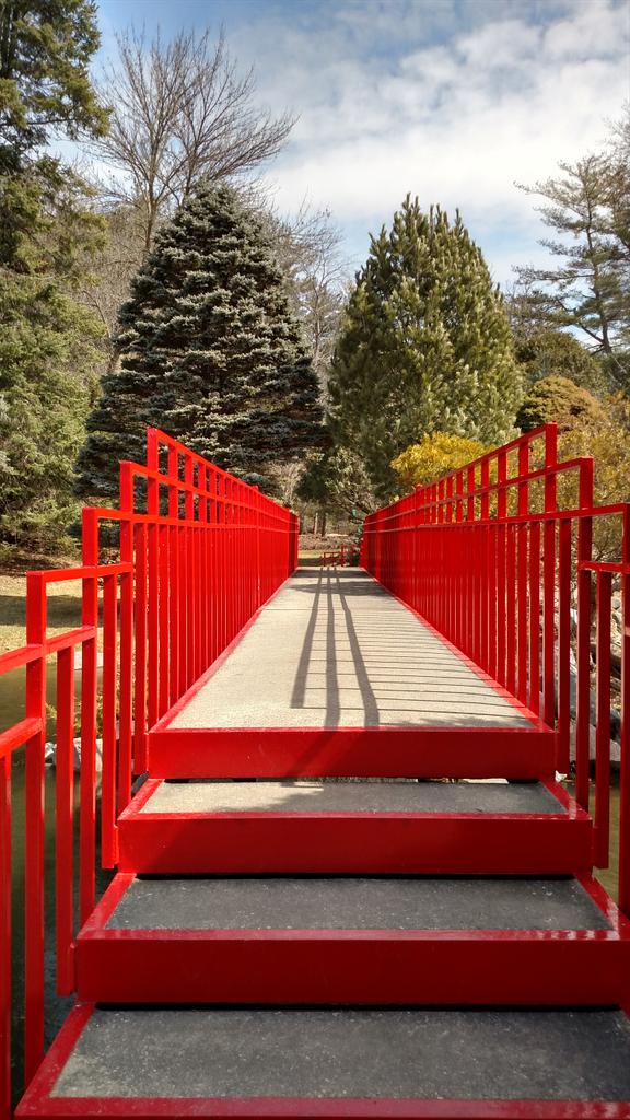 johnmstanley's tweet photo. One of today's views...#DowGardens #RedBridges #Midland http://t.co/96PKTtsRXB