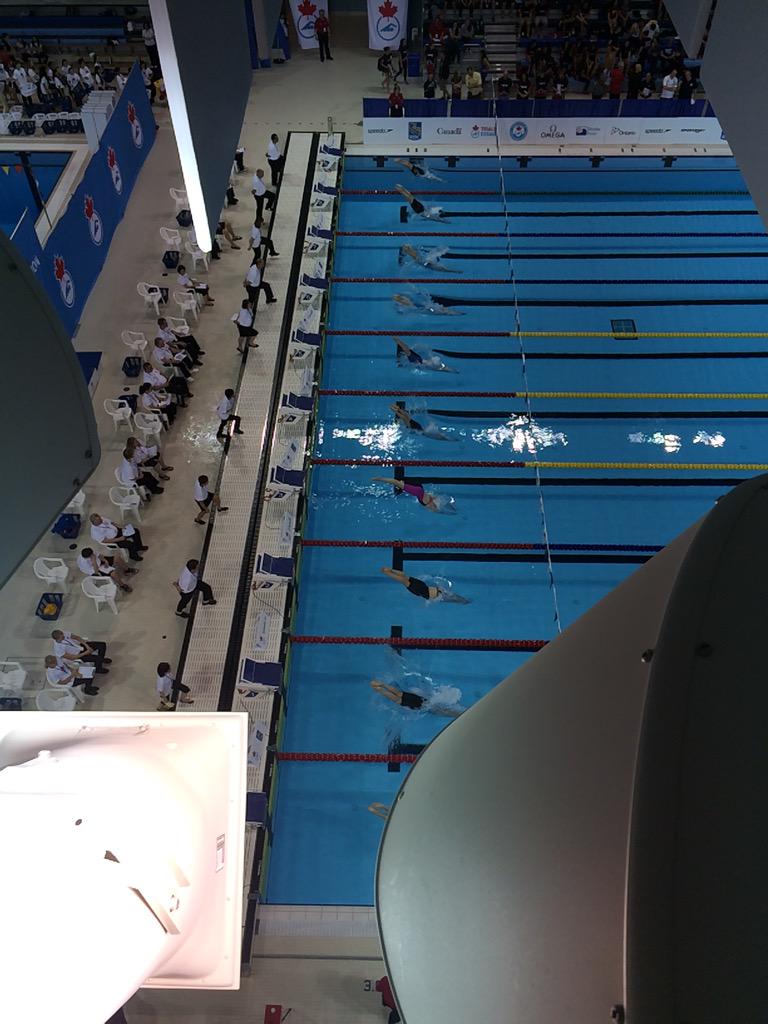 tpascentre's tweet image. From the #TPASC catwalk @SwimmingCanada @TO2015 @CDNOlympicTeam #UniqueView