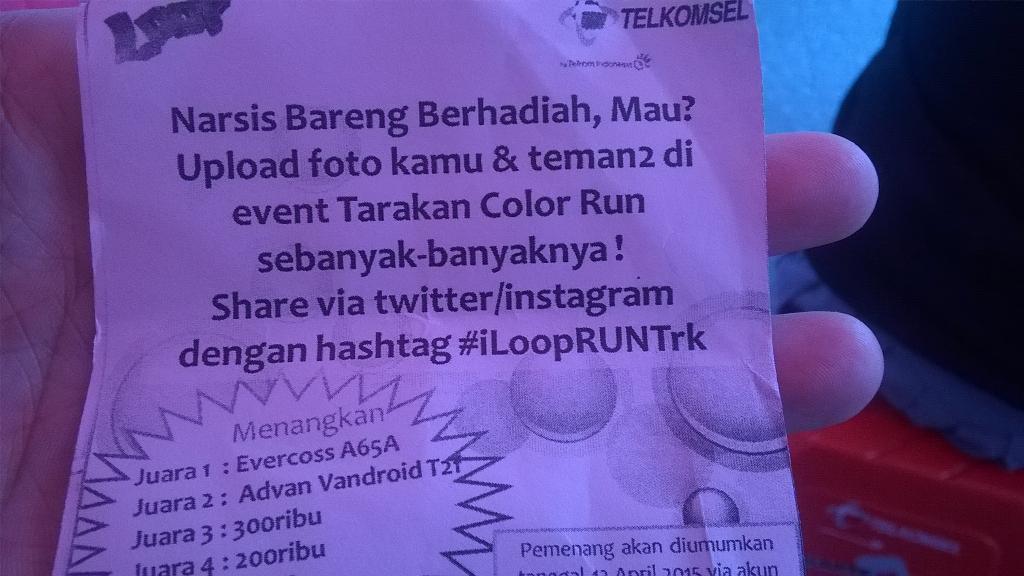 KomunitasTrk's tweet photo. Narsis bareng berhadiah, upload foto kamu &amp; temen2 dgn hashtag #iLoopRUNTrk http://t.co/EFFQ1SL1si