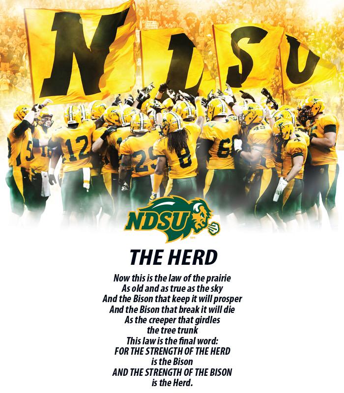 NDSUathletics's tweet image. 21 weeks from today our 4-time defending Nat'l Champs kickoff the 2015 season in front of millions on ESPN! #12titles