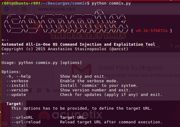 KitPloit's tweet image. Commix - Automated All-in-One OS Command… goo.gl/aZAm26 #CommandInjection #Commix #Linux #PenTest #Hack